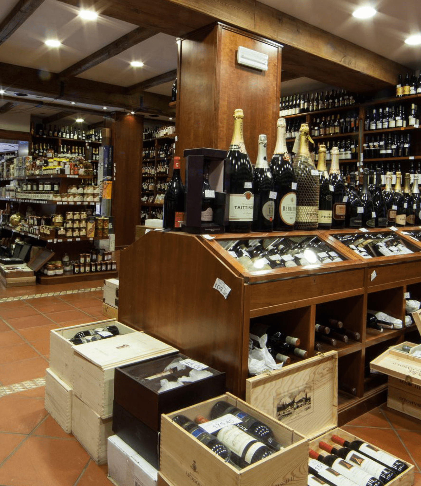 interno enoteca Balduina