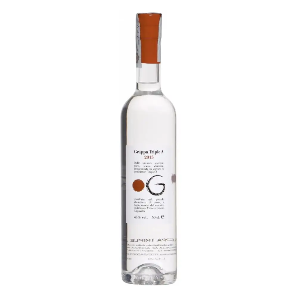 GRAPPA CAPOVILLA PUNTO G TRIPLE A 2015 70CL.