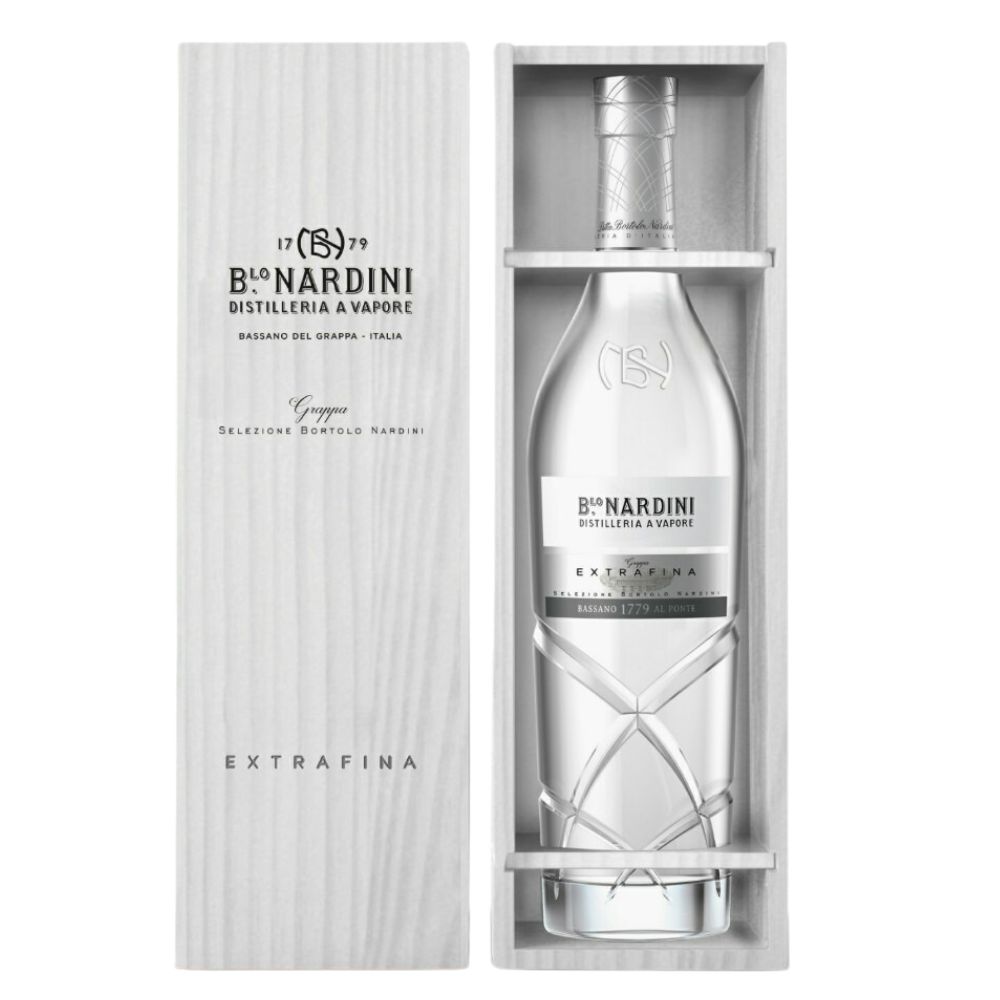 Grappa Nardini Bianca Selezione Extrafina Scatola Legno 70cl