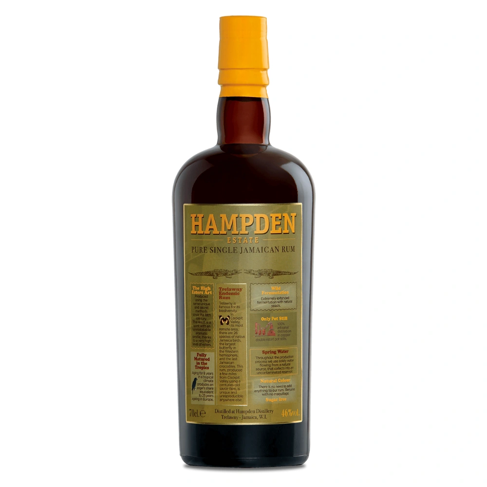RUM HAMPDEN ESTATE 46° JAMAICA 70CL