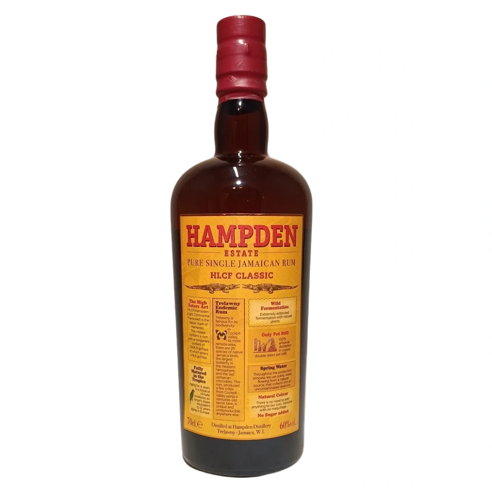 RUM HAMPDEN ESTATE OVERPROOF 60° 70CL