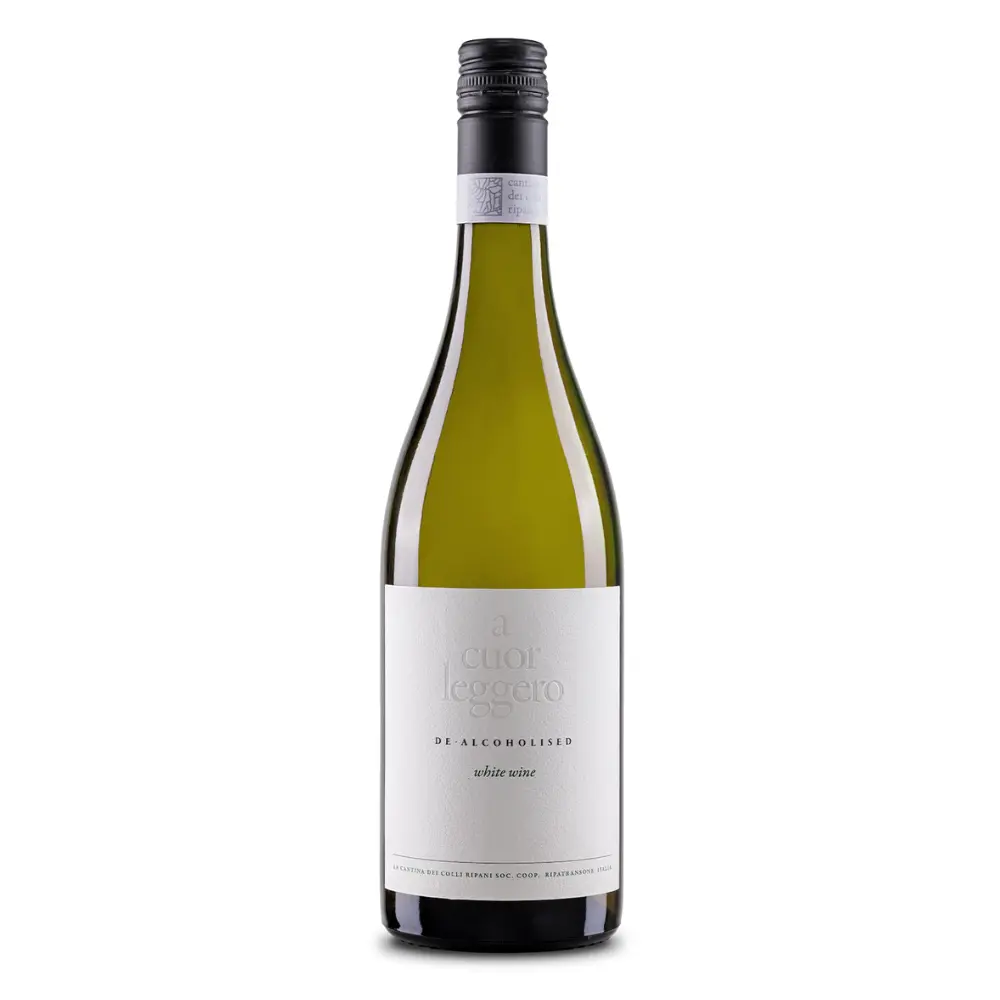 Vino Dealcolato Bianco Colli Ripani A Cuor Leggero 75cl